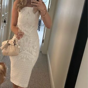 White sequin Lulus dress